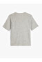 Regular Fit Short Sleeve Crew Neck Cotton Basic T-Shirt - 2