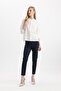 Satin Cigarette Color Basic Pants - Elastic Waist, Straight Leg J8741Az24Sm - 3