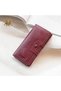 Garavani Genuine Leather Italian Made Zippered Long Women's Wallet - Women's Card Holder - 7