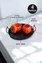 4 Piece Metal Tray Pumpkin Decor Sugar Bowl and Mug Cup Set - 2