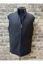 Men's Smoked Gray Stand Collar Cashmere Vest - 5