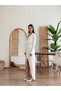 Lycra Bodycon Maxi Evening Dress - Deep Degaje Neckline and Belt Detail Homecoming Dress - 4