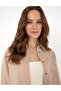 Beige Oversize Linen Blended Long Sleeve Shirt 50313128 -Vr011 - 2
