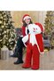 117 Cm Standing Santa Claus Cloaked Teddy Bear New Year, Christmas Gift