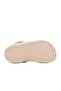Ecru Lightweight Girl's Sabo Slippers 205 F - 5