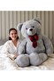 "Elegance and Cuteness Together: 170 cm Bow Tie Teddy Bear!"