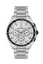 Jls0397502 White & Silver Steel Men's Wristwatch