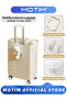 Expandable PP Hard Shell Luggage with TSA Lock & Spinner Wheels & Cup Holder & Hook 20 inch