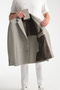 Abrines Men's Green Half Lined Bag Pocket Cotton Blended Lycra Flexible Fabric Blazer Jacket - 2