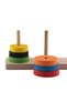 Wooden Colorful Hanoi Towers - Wooden Intelligence and Strategy Game - 4