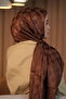 Checkerboard Patterned Shawl - 3