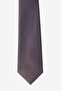 Men's Coffee-Blue Patterned Tie - 2