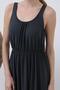 Drawstring Waist Comfortable Cut Dress - Anthracite - 4