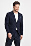 Venus Men's Navy Blue 4 Seasons Comfortable Fabric Slim Fit Half Lined Sports Blazer Jacket - 3