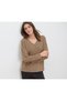 Thick Knitted Sweater, Camel Hair Color