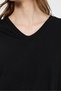 Black V-Neck 100% Cotton Comfort Fit T-Shirt 2143m - 4