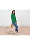 Thin Knitted Sweater, Green
