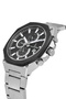 Jls0405701 Black & Silver Steel Men's Wristwatch - 2