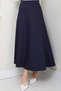 Mevlana Skirt Navy Blue Hm2716 - 2