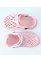SAPS Solid Back Strap Closure Clogs - Pink - 6