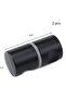 Wealrit 2 pcs Black Bathroom Pull Knob, Diameter 1.1 Inch Shower Glass Door Knob, Back to Back Showe - 4