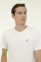 M-SN234 BSC RAW EDGE 4FX White Men's Short Sleeve T-Shirt - 5