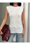 Women's cotton 3-pack black, white, beige crew neck sleeveless bodysuit zero sleeve bodysuit cotton zero neck - 6