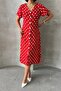Dipmoda Women Viscose Polka Dot Print Shirt Dress Dpg083 - 3