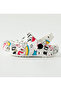 SAPS All Over Printed Backstrap Clogs - White - 7