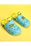 رقعة نصية من Pine Kids Clogs - أزرق سماوي وأصفر - 2