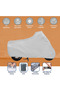 Motorcycle Tarpaulin Compatible with All Models, Size S, Gray