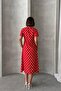Dipmoda Women Viscose Polka Dot Print Shirt Dress Dpg083 - 6