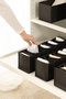 Set of 3 10 Compartments Black Cabinet Drawer Accordion Folding Socks Laundry Organizer Organizer - 2