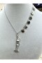Round Letter Steel Necklace, Name or Single Letter - 4