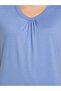 Relax V-Neck Sleep Tee RX12-0105-IRIS BLUE - 5
