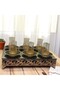 Patterned Tea Cup Set for 6 People - 2