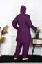 Plus size hijab swimsuit 60-62-64-66 size purple 55015 - 3