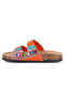 Toledo Anatomical Sole Stone Bead Detailed Women's Slippers - 6