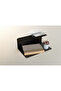 Black Metal Wall Shelf - Bedside Shelf, Double Layer Bookshelf, Ornament & Phone Holder - 5