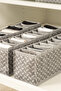 10 Compartments Gray Wardrobe Drawer Accordion Folding Socks Clothing Laundry Organizer Organizer - 4