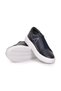 Genuine Leather Navy Blue Sports Casual Men's Shoes Eva Sole - Tuna 1885 - 3