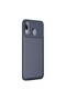 Huawei Y7 Prime 2019 Case Carbon Patterned Lux  Silicone Navy Blue + Full Screen Protector