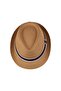 Men's Straw Hat with Belt Detail Y25750-13 Mink - 2