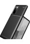 حافظة لهاتف Galaxy S20 Fe بنمط كربون من السيليكون Lux Negro باللون الأسود - 3