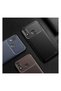Galaxy A20 Case Carbon Patterned Lux  Silicone Brown + Ghost Screen Protector - 2