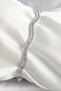 Brass Silver Color Waterway Zircon Stone Model Women's Bracelet