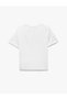 Short Sleeve Crew Neck Relaxed Cut Basic Sports T-Shirt - 4