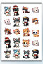 Cute Cat Themed Set of 2 Sticker Planner Suitable for Agenda Bullet Journal - 3