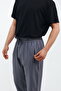 Cushy Cool Men's Oversize Loose Cut Elastic Leg Zippered Parachute Trousers with Back Pocket - 7