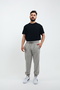 Cushy Cool Men's Oversize Loose Cut Elastic Leg Zippered Parachute Trousers with Back Pocket - 2